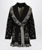 Alanui Black Bandana jacquard cardigan
