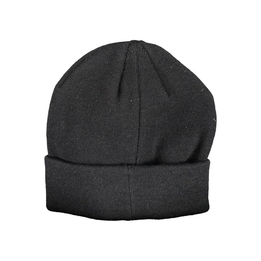 La Martina Black Acrylic Men Cap-La Martina-Urbanheer