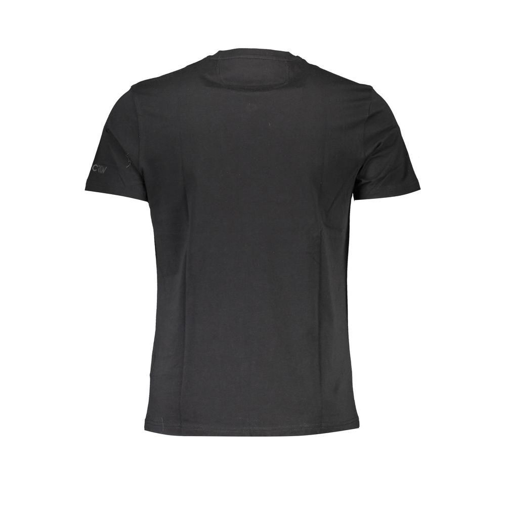 La Martina Black Cotton Men T-Shirt-La Martina-M-Urbanheer