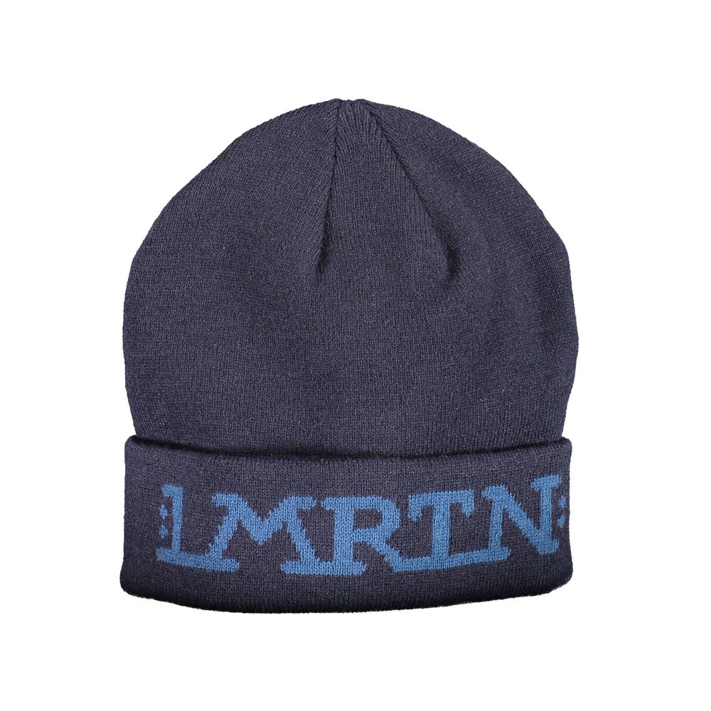 La Martina Blue Acrylic Men Cap-La Martina-Urbanheer
