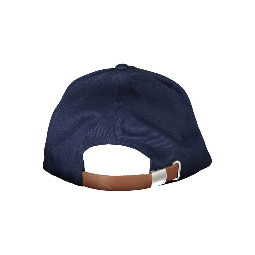 La Martina Blue Cotton Hats & Cap-La Martina-Urbanheer