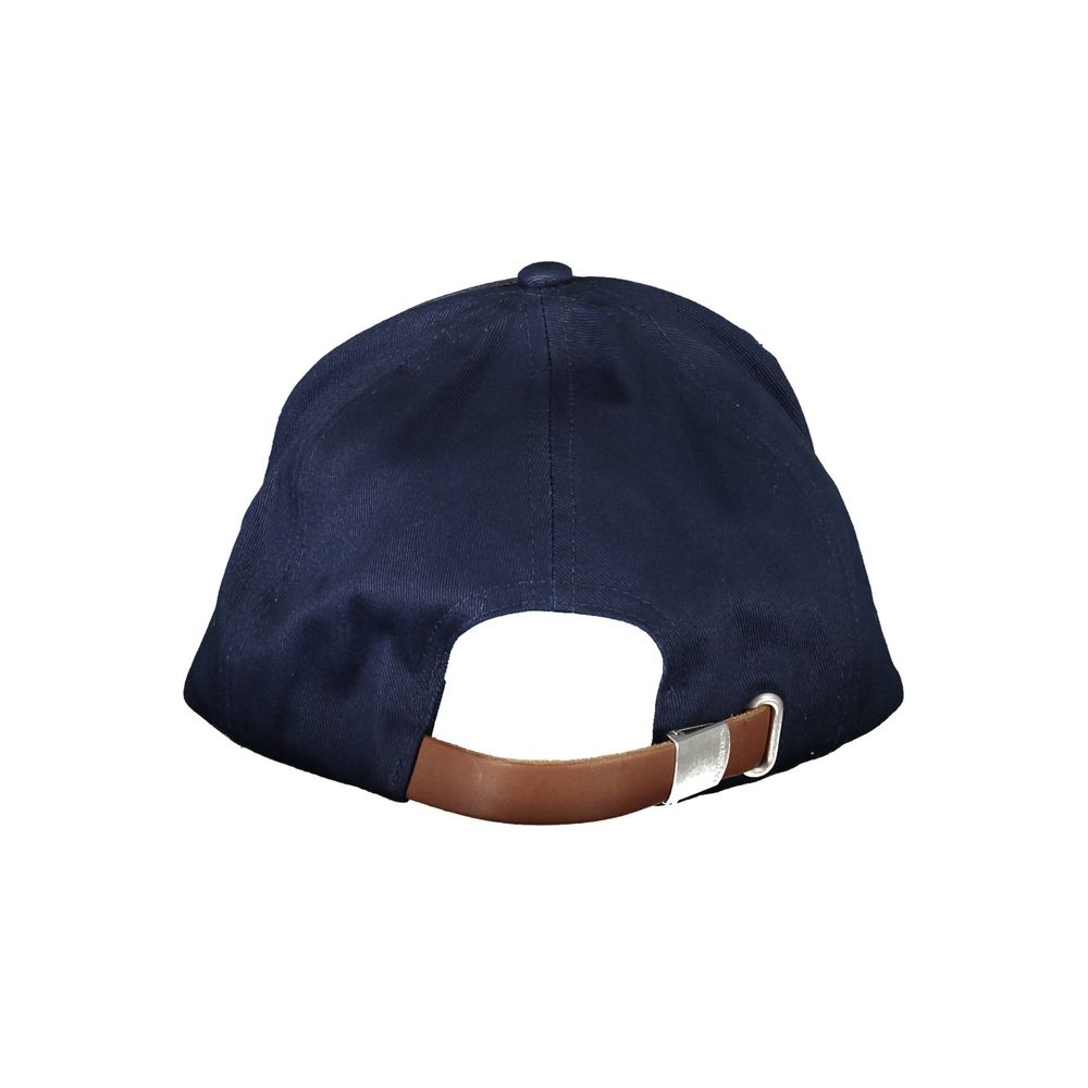 La Martina Blue Cotton Hats & Cap-La Martina-Urbanheer