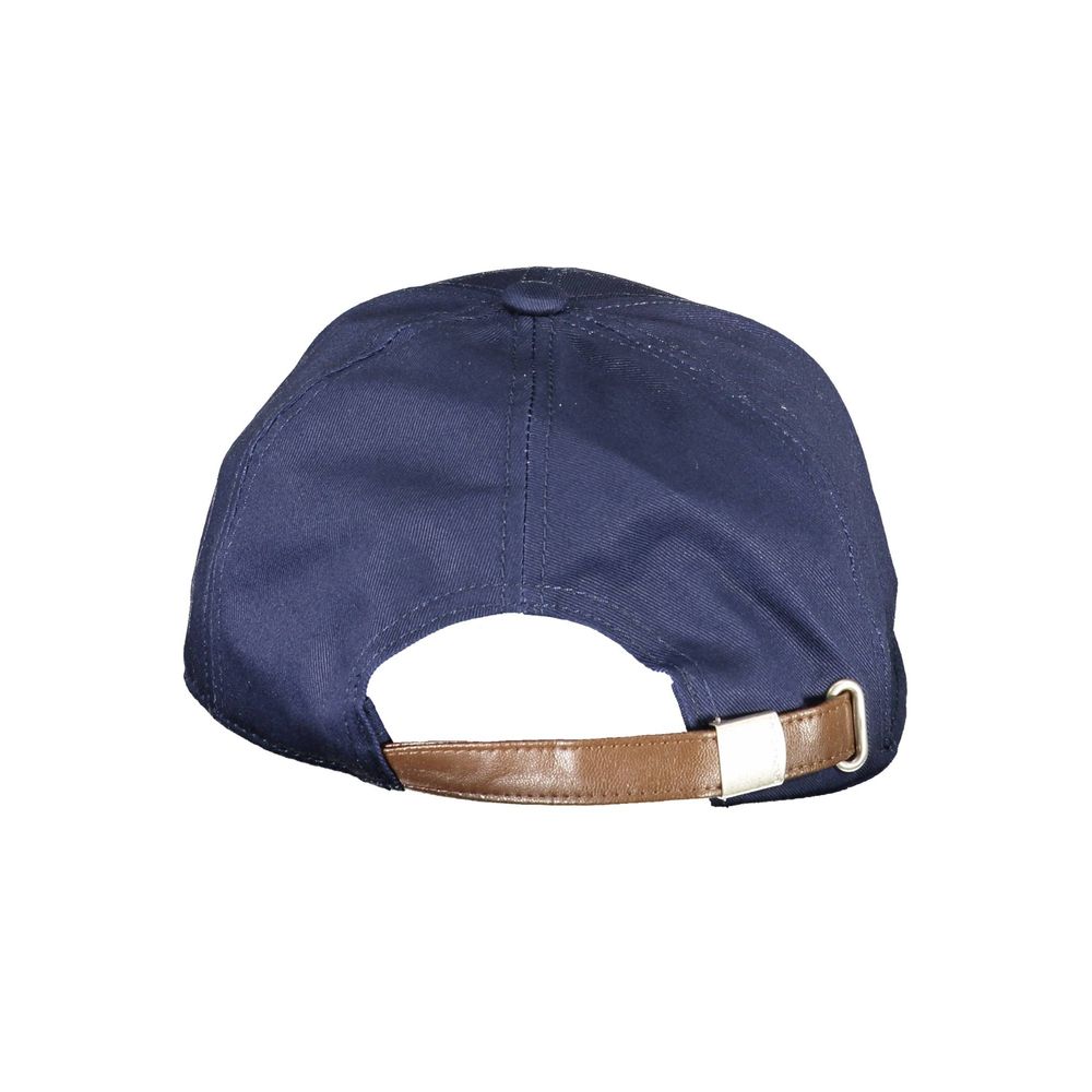 La Martina Blue Cotton Men Cap-La Martina-Urbanheer