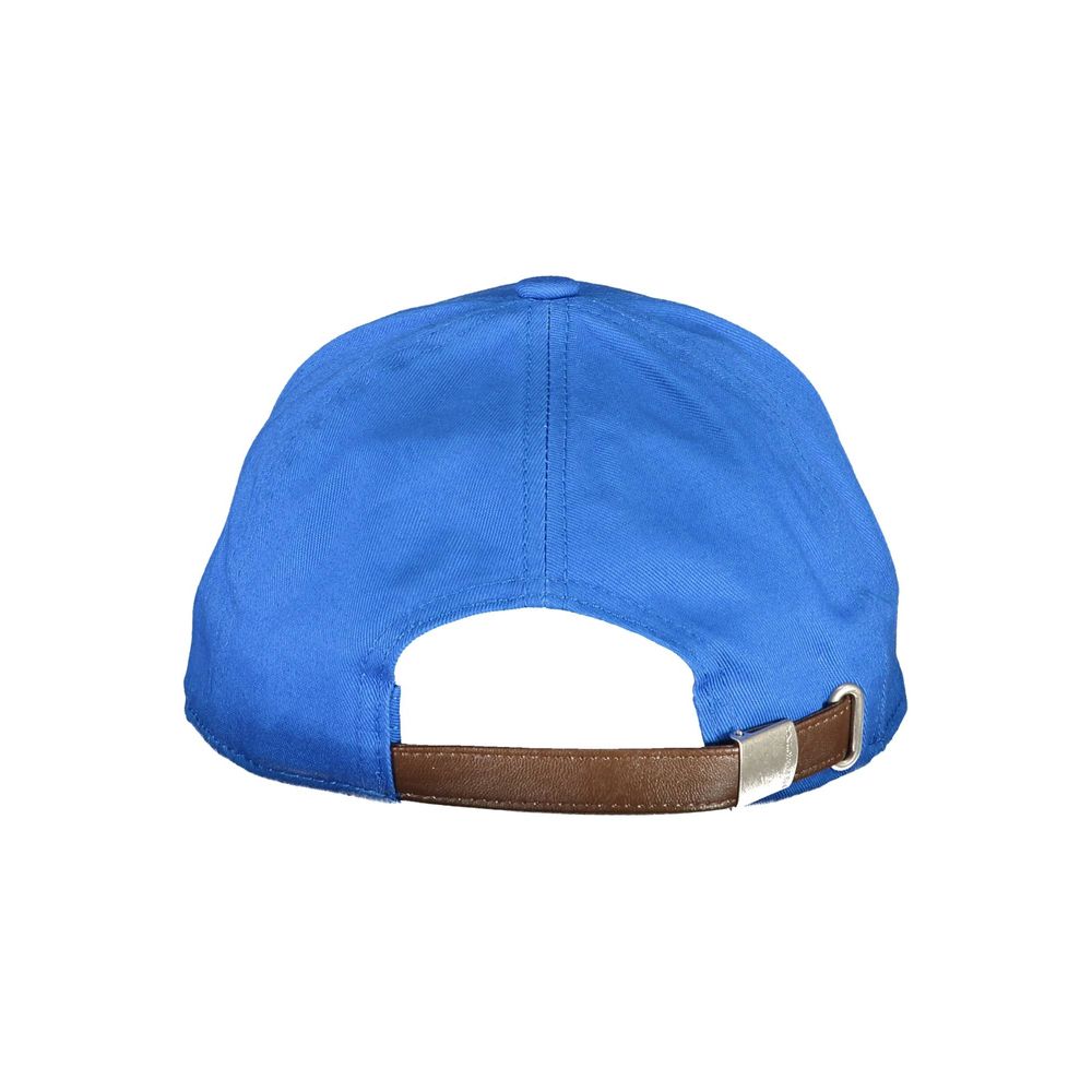La Martina Blue Cotton Men Cap-La Martina-Urbanheer