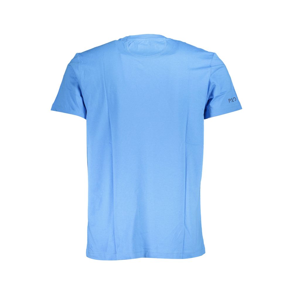 La Martina Blue Cotton Men T-Shirt-La Martina-M-Urbanheer