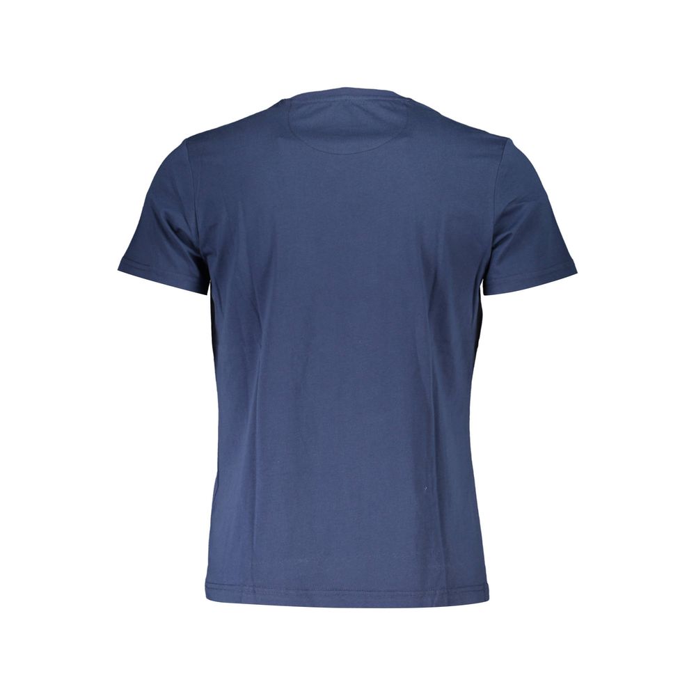 La Martina Blue Cotton Men T-Shirt-La Martina-M-Urbanheer