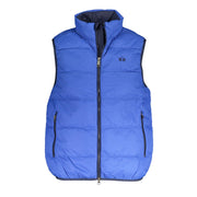 La Martina Blue Polyamide Men Jacket-La Martina-S-Urbanheer