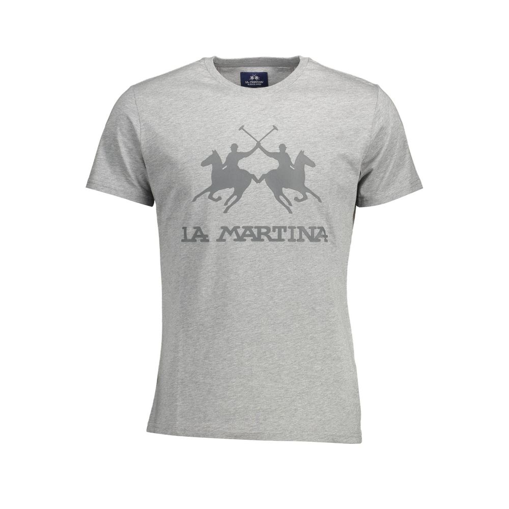 La Martina Brown Cotton Men T-Shirt-La Martina-M-Urbanheer
