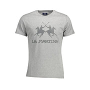 La Martina Brown Cotton Men T-Shirt-La Martina-M-Urbanheer