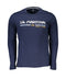 La Martina Chic Blue Crew Neck Embroidered T-Shirt-La Martina-XXL-Urbanheer