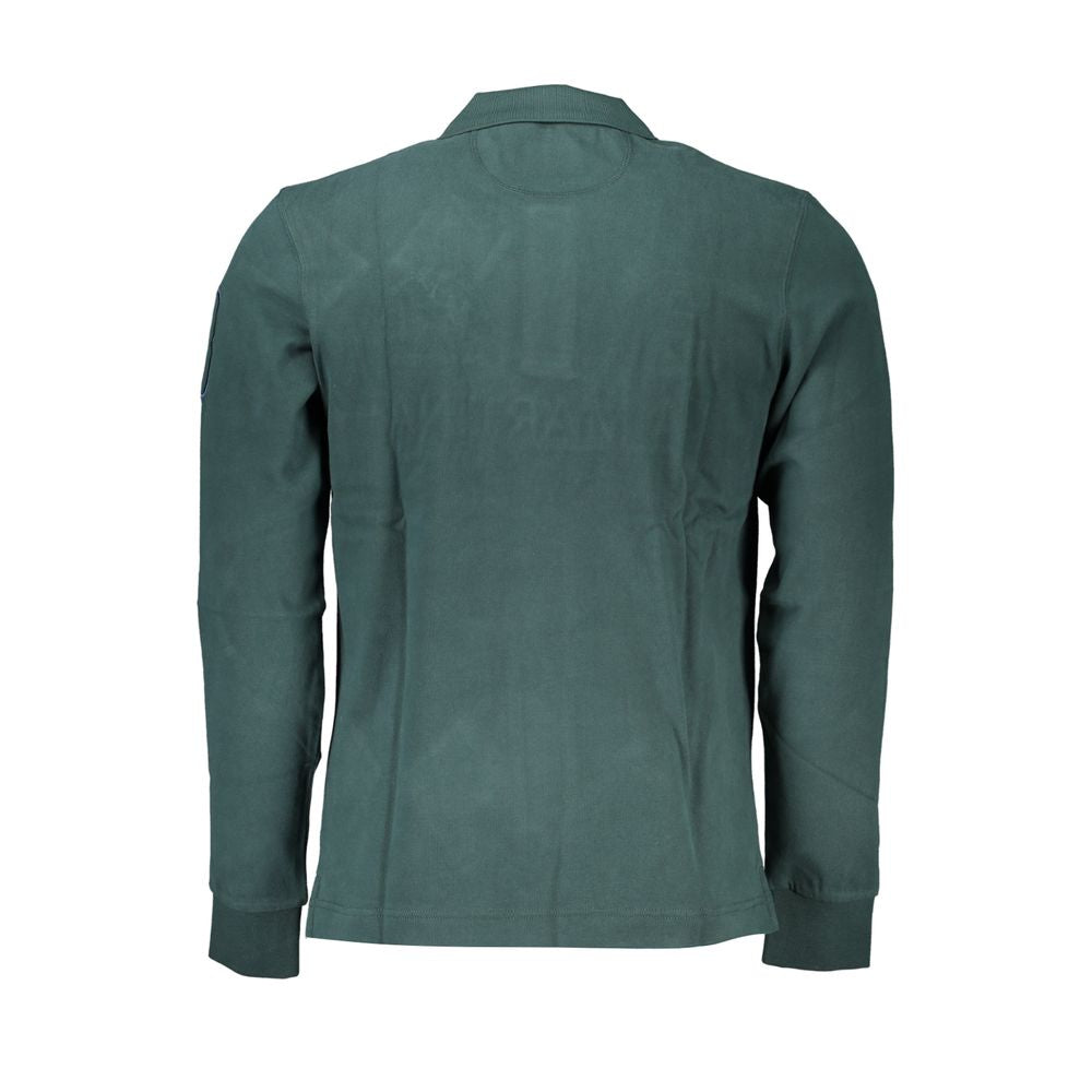 La Martina Classic Green Polo Shirt with Embroidery Detail-La Martina-XL-Urbanheer