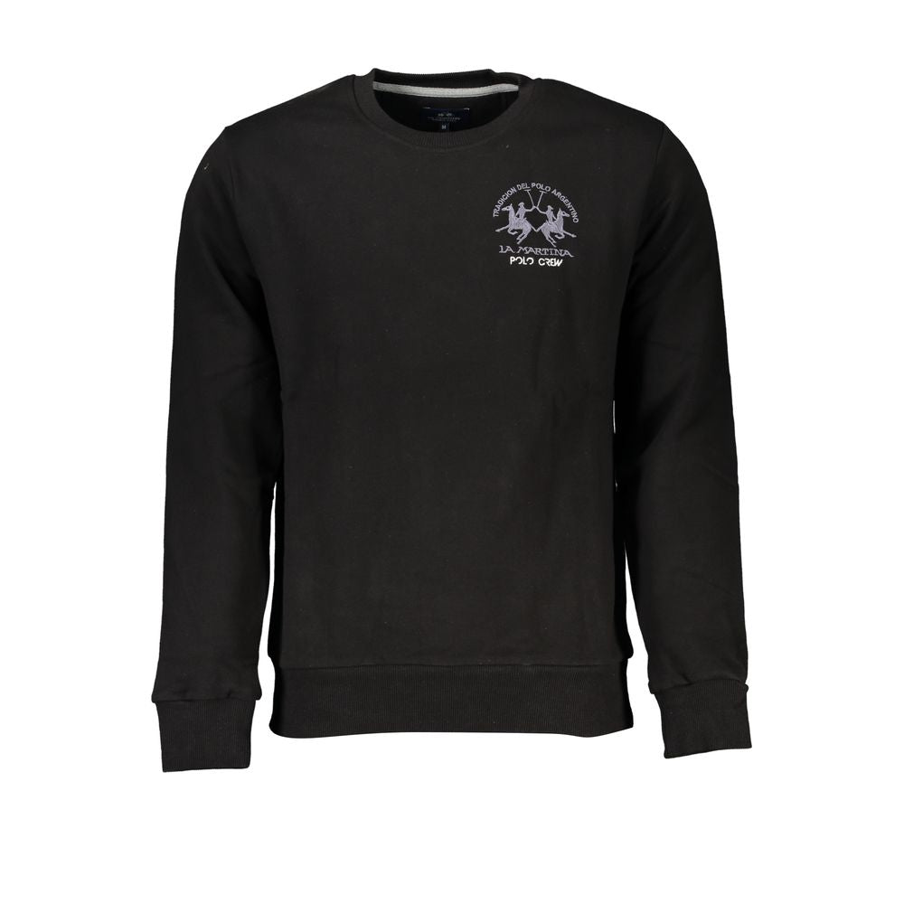 La Martina Elegant Crew Neck Fleece Sweatshirt-La Martina-M-Urbanheer