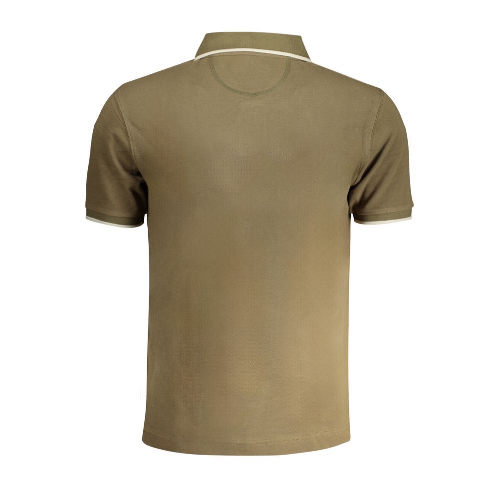 La Martina Green Cotton Polo Shirt-La Martina-S-Urbanheer
