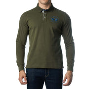 La Martina Green Cotton Polo Shirt-La Martina-S-Urbanheer