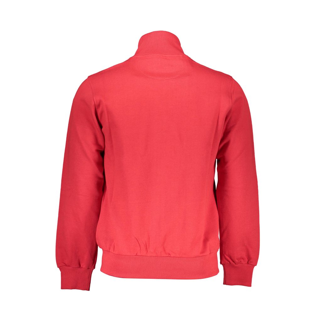 La Martina Red Cotton Men Sweater-La Martina-M-Urbanheer