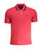 La Martina Red Cotton Polo Shirt-La Martina-M-Urbanheer