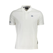 La Martina White Cotton Men Polo Shirt-La Martina-M-Urbanheer