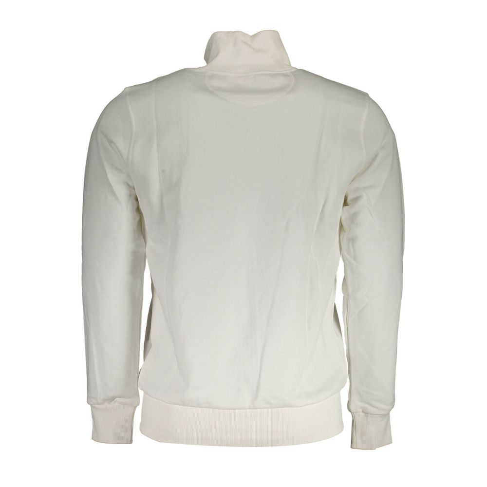 La Martina White Cotton Men Sweater-La Martina-M-Urbanheer