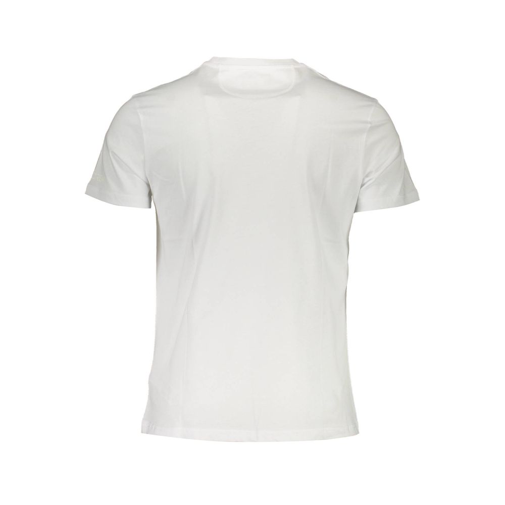 La Martina White Cotton Men T-Shirt-La Martina-M-Urbanheer