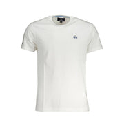 La Martina White Cotton Men T-Shirt-La Martina-M-Urbanheer