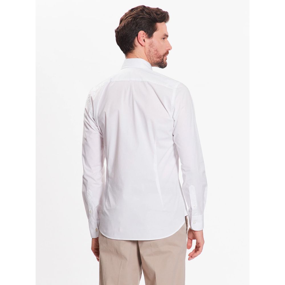 La Martina White Cotton Shirt-La Martina-XXL-Urbanheer