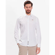 La Martina White Cotton Shirt-La Martina-XXL-Urbanheer