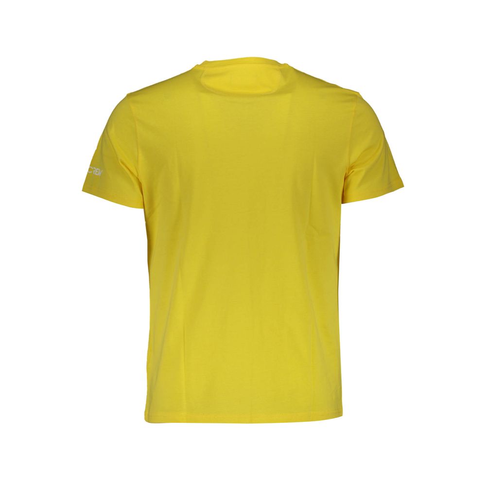 La Martina Yellow Cotton Men T-Shirt-La Martina-XL-Urbanheer