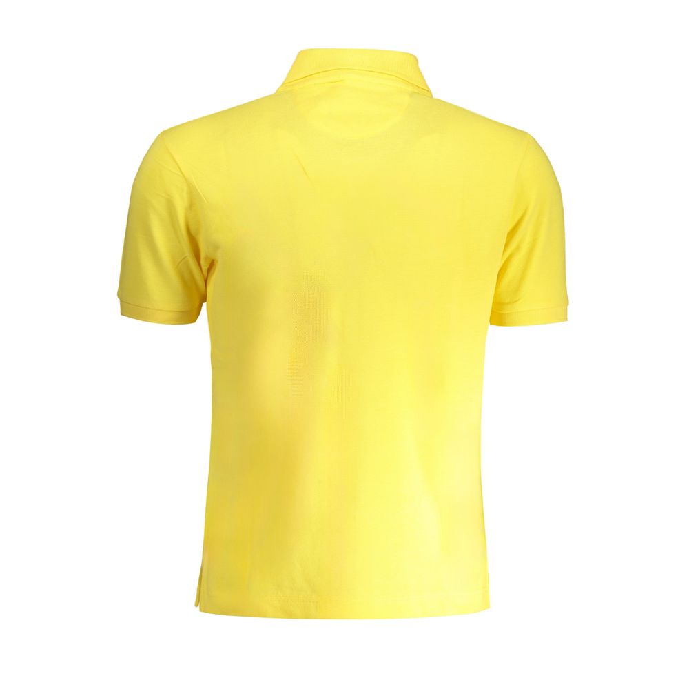 La Martina Yellow Cotton Polo Shirt-La Martina-S-Urbanheer