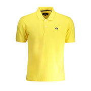 La Martina Yellow Cotton Polo Shirt-La Martina-S-Urbanheer