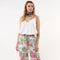 La Ville Rose Cami (Reversible)-T-Shirt-Aratta-XS-White floral-Urbanheer