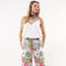 La Ville Rose Cami (Reversible)-T-Shirt-Aratta-XS-White floral-Urbanheer