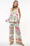 La Ville Rose Cami (Reversible)-T-Shirt-Aratta-XS-White floral-Urbanheer