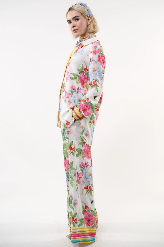 La Ville Rose Shirt-Shirt-Aratta-S-Aqua Floral-Urbanheer