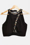 Lace & Beads - Roamine Wrap Top in Black-Fashion-Lace & Beads-Black-UK8-Urbanheer