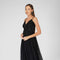 Lace & Beads - Ruhi Embellished Midi Dress in Black-Fashion-Lace & Beads-Black-UK10-Urbanheer