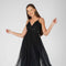 Lace & Beads - Ruhi Embellished Midi Dress in Black-Fashion-Lace & Beads-Black-UK10-Urbanheer