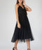 Lace & Beads - Ruhi Embellished Midi Dress in Black-Fashion-Lace & Beads-Black-UK10-Urbanheer