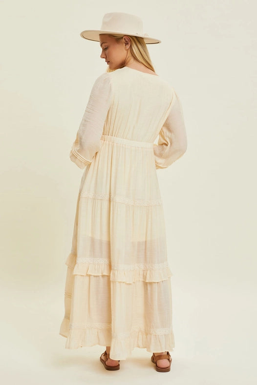 Lace Embroidered Maxi Dress-Dress-Baevely by Wellmade USA-S-NATURAL-Urbanheer