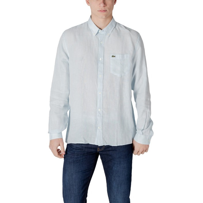 Lacoste Men Shirt-Clothing Shirts-Lacoste-light blue-38-Urbanheer