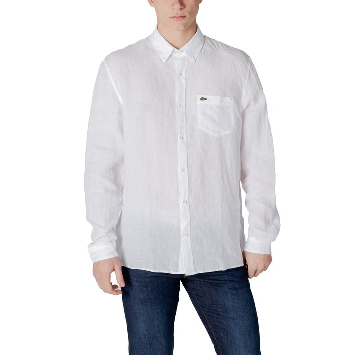 Lacoste Men Shirt-Clothing Shirts-Lacoste-white-38-Urbanheer