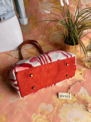 Lalique Molly: Modern Tapestry Doctor Bag, Metal Snap Frame-Bag-Atenti-13.00"W x 10.00"H x 4.50"D-Urbanheer