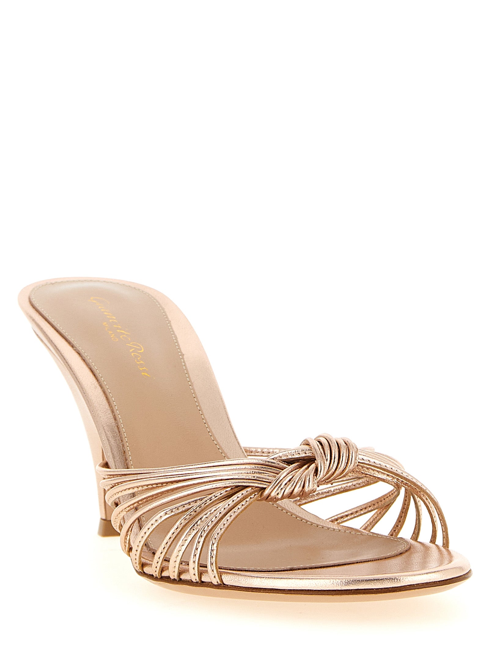 Laminated Nappa Leather Comfort Mules for Everyday Wear