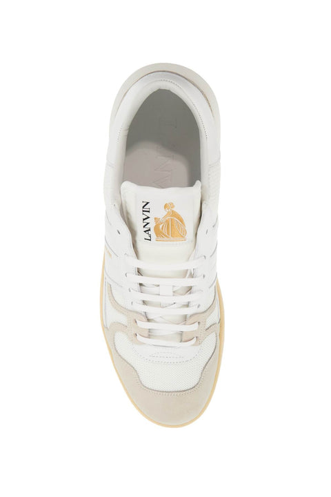Lanvin "mesh and leather clay sneakers with - White-shoes-Lanvin-40-Urbanheer