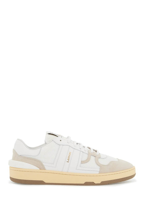 Lanvin "mesh and leather clay sneakers with - White-shoes-Lanvin-40-Urbanheer