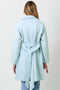 Lapel Collar Robe Coat Blue Breeze-Coat-Mystree-S-Urbanheer
