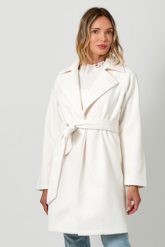 Lapel Collar Robe Coat Snow White-Coat-Mystree-S-Urbanheer