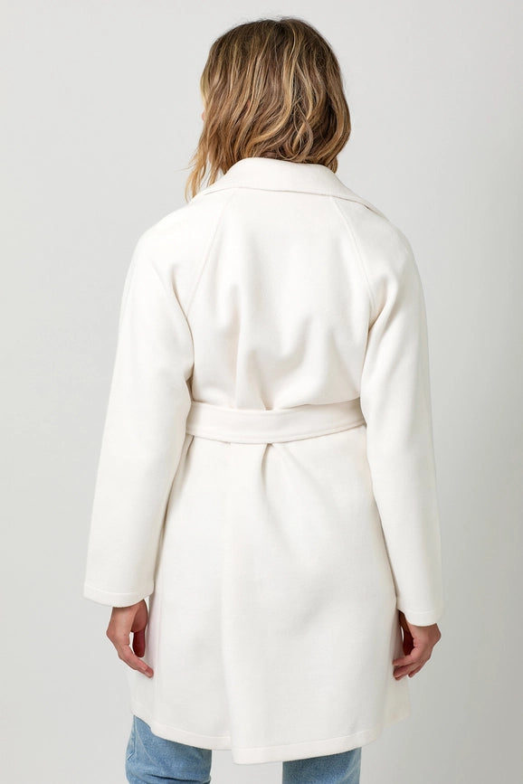 Lapel Collar Robe Coat Snow White-Coat-Mystree-S-Urbanheer
