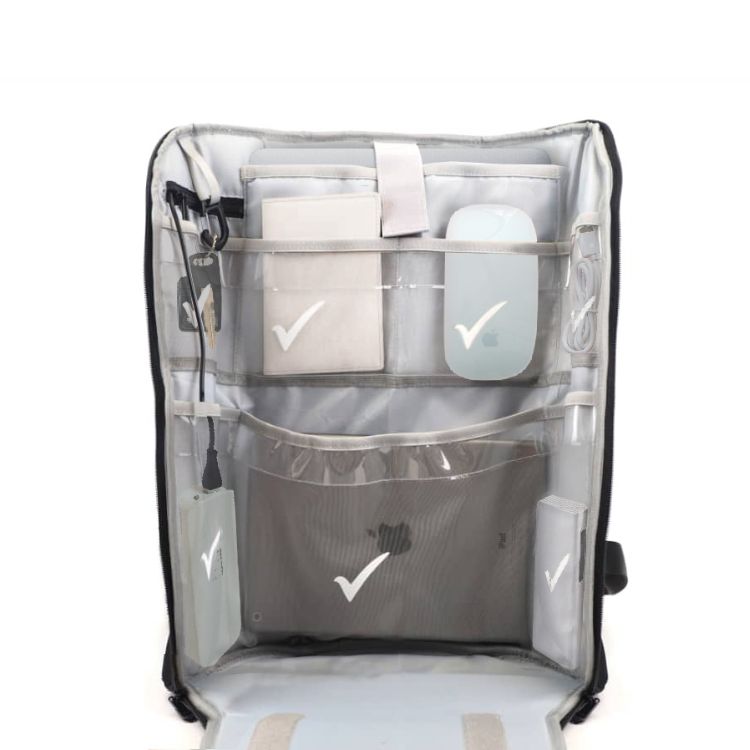 Laptop Backpack - Sleek Convertible Bag: Genuine Leather-Laptop Backpack-MOOV-18 x 14 x 5 in (45.7 x 35.6 x 12.7 cm)-Space Black-Urbanheer