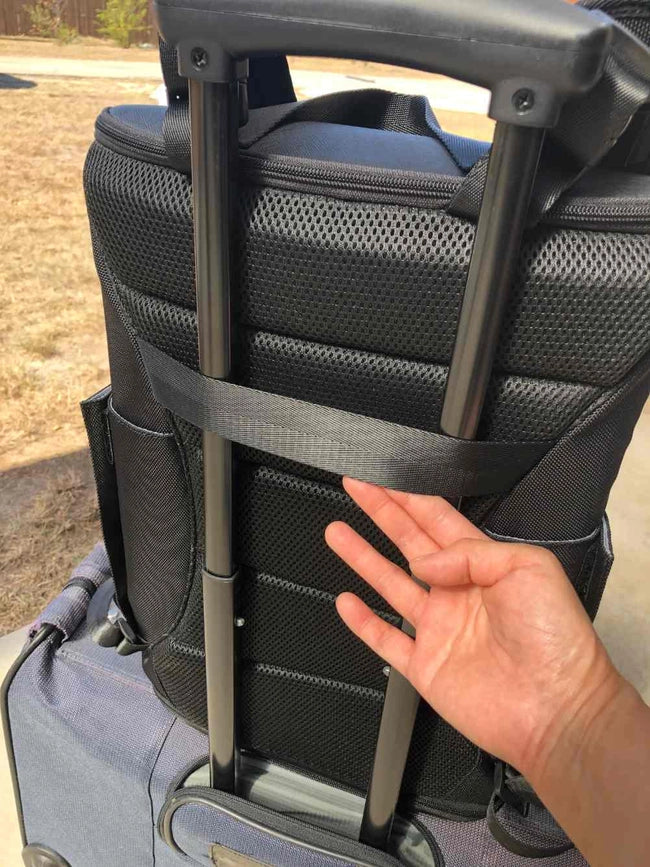 Laptop Backpack - Sleek Convertible Bag: Genuine Leather-Laptop Backpack-MOOV-18 x 14 x 5 in (45.7 x 35.6 x 12.7 cm)-Space Black-Urbanheer