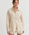 Lara Striped Linen Button Shirt